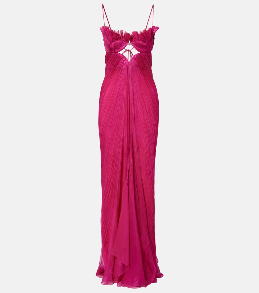 Maria Lucia Hohan Maria Lucia Hohan Lupita draped silk gown