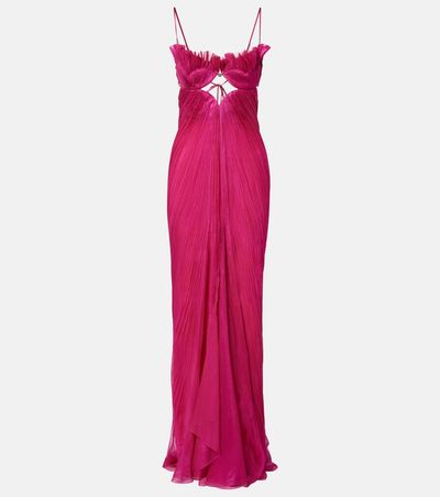Maria Lucia Hohan Maria Lucia Hohan Lupita draped silk gown