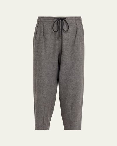 MARIA MCMANUS Barrel-Leg Drawstring Trousers