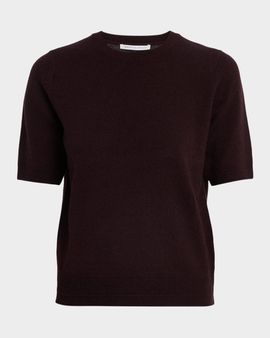 MARIA MCMANUS Cashmere-Knit Crewneck T-Shirt