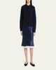MARIA MCMANUS Cashmere and Cotton Ladder Stitch-Trim Cardigan - 2