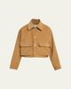 MARIA MCMANUS Corduroy Cropped A-Line Jacket - 1