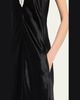 MARIA MCMANUS Lace V-Neck Sateen Dress - 5