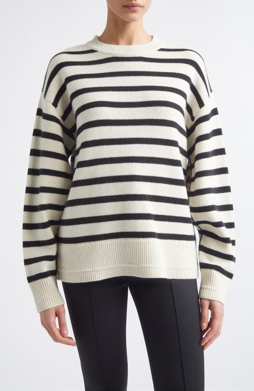 Maria McManus Maria McManus Ladder Stitch Stripe Cashmere & Organic Cotton Sweater