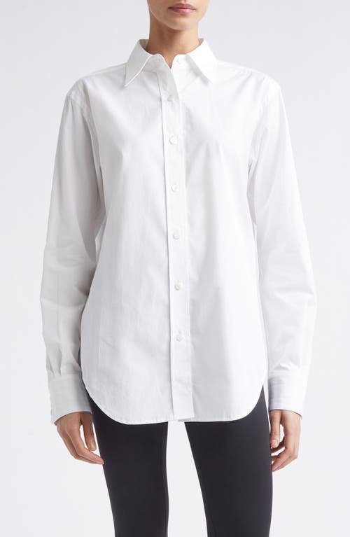 Maria McManus Maria McManus Slim Fit Organic Cotton Tunic Button-Up Shirt