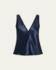 MARIA MCMANUS Satin V-Neck Camisole - 1