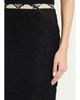 MARIA MCMANUS Snake-Print Blocked Tweed Midi Pencil Skirt - 5