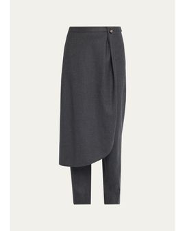 MARIA MCMANUS Wrap Skirt Trousers