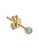 Maria Tash Maria Tash 14K Yellow Gold Opal Bezel Single Stud Earring - 1
