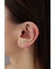 Maria Tash Maria Tash 14K Yellow Gold Opal Bezel Single Stud Earring - 2