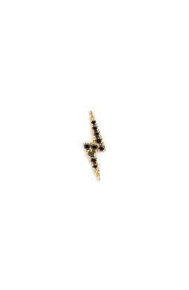 MARIA TASH MARIA TASH Black Diamond Single Stud Earring