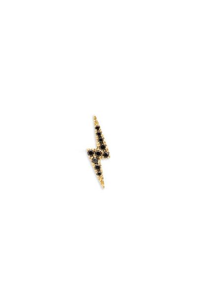 MARIA TASH MARIA TASH Black Diamond Single Stud Earring