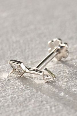 Maria Tash Maria Tash Diamond Arrow Threaded Stud Earring