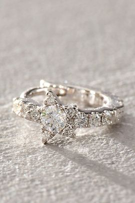 Maria Tash Maria Tash Diamond Star Eternity Hoop Earring