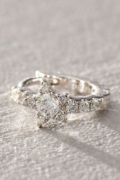 Maria Tash Maria Tash Diamond Star Eternity Hoop Earring