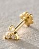 Maria Tash Maria Tash Diamond Trinity 3mm Stud Earring - 1