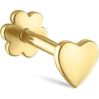 MARIA TASH MARIA TASH Heart Threaded Stud Earring