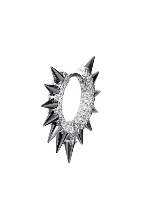 MARIA TASH MARIA TASH Single Diamond & Moissanite Spike Hoop Earring
