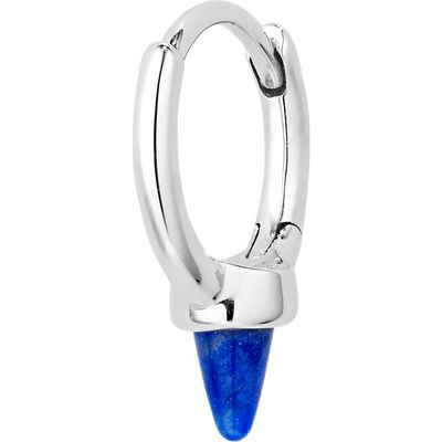 MARIA TASH Maria Tash Single Short Lapis Spike Hoop Earring