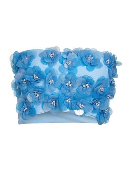 Mariandree Gaitan Women's Emily Embellished Flower Bandeau Crop Top