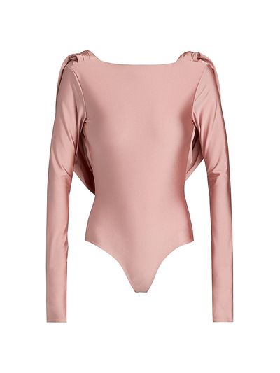 Mariandree Gaitan Women's Identity Eda Draped Bodysuit