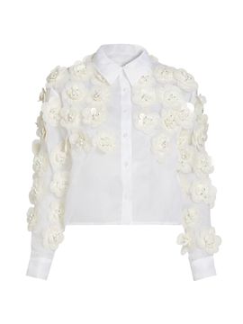 Mariandree Gaitan Women's Margaux Floral Shirt