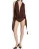 Mariandree Gaitan Women's Valerie Plunging Bodysuit - 6
