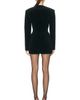 MARIANNA SENCHINA MARIANNA SENCHINA Rosie Velvet Jacket Dress - 3