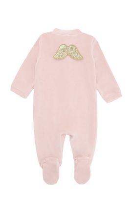 Marie-Chantal MarieChantal Infant Velour Angel Wing™ Sleepsuit