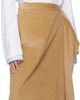 MARIE ADAM-LEENAERDT MARIE ADAM-LEENAERDT Beige Oversized Straight Midi Skirt - 4