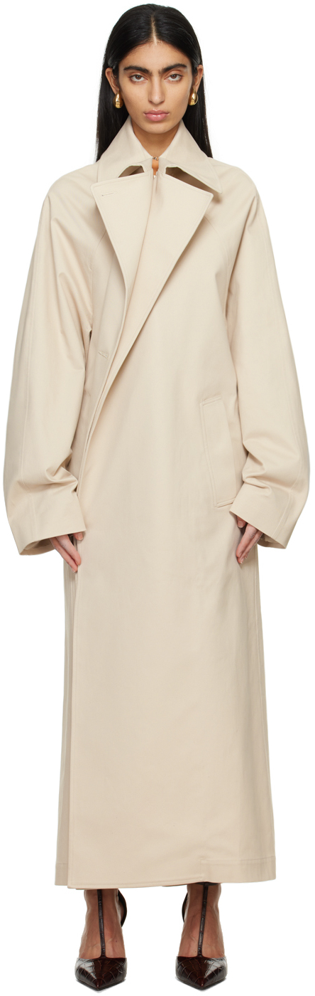 Marie Adam-Leenaerdt - Beige Pinched Trench Coat