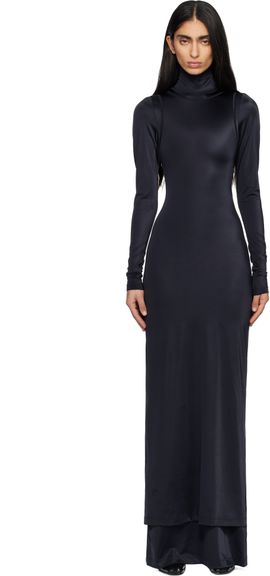 MARIE ADAM-LEENAERDT MARIE ADAM-LEENAERDT Black All-In One Maxi Dress