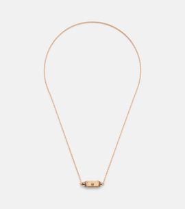 Marie Lichtenberg Marie Lichtenberg Coco Micro 18kt rose gold necklace with diamonds