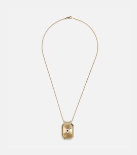Marie Lichtenberg Marie Lichtenberg CÅur PercÃ© 18kt yellow and white gold necklace with diamonds