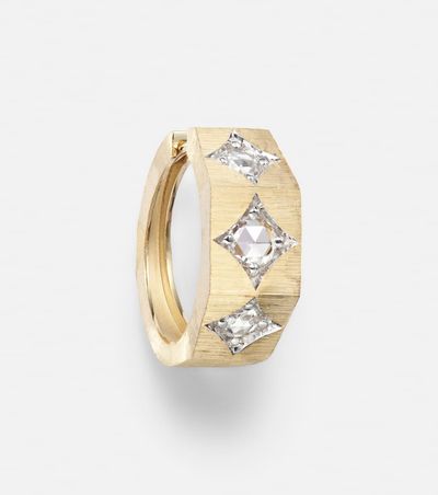 Marie Lichtenberg Marie Lichtenberg Ecrou 18kt gold single hoop earring