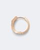 Marie Lichtenberg Marie Lichtenberg Ecrou 18kt rose gold single hoop earring with diamonds - 4