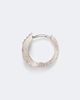 Marie Lichtenberg Marie Lichtenberg Ecrou 18kt white gold single hoop earring with diamonds - 4