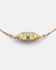 Marie Lichtenberg Marie Lichtenberg Good Things 18kt gold locket necklace with emeralds - 4