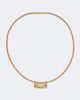 Marie Lichtenberg Marie Lichtenberg Love Smash 18kt gold and leather pendant necklace with diamond - 1