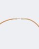 Marie Lichtenberg Marie Lichtenberg Love Smash 18kt gold and leather pendant necklace with diamond - 6