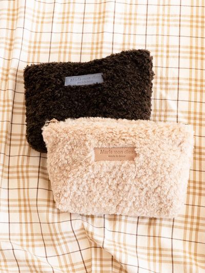 Marie mon dieu curly soft pouch _2colors