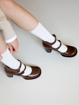 Marie mon dieu Dallas Mary Jane Pumps_2 Colors