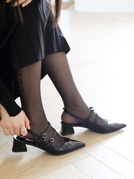 Marie mon dieu Jeanne Mary Jane Slingback Pumps (3 Colors)