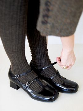 Marie mon dieu Sonnet Mary Jane Pumps_4 Colors