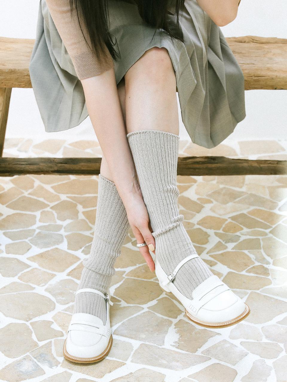 Marie mon dieu Ttie Strap Mary Jane Flats (2 Colors)