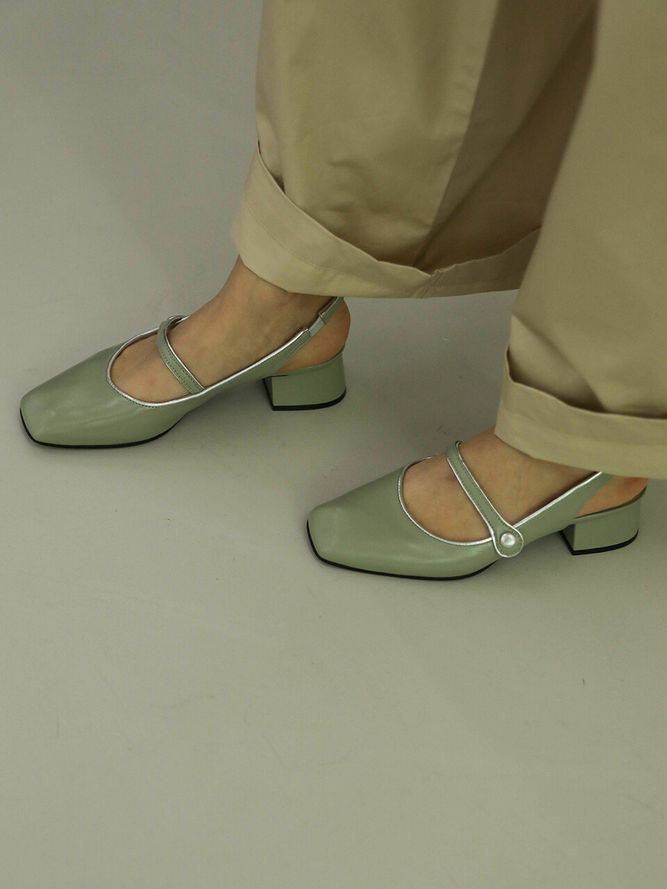 Marie mon dieu Vive Button Slingback_4 Colors