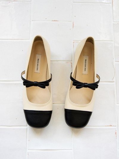 Marie mon dieu Wendy Ribbon Mary Jane Pumps (6 Colors)