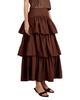 Marie Oliver Marie Oliver Baylor Cotton Tiered A Line Skirt - 4