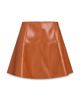 Marie Oliver Marie Oliver Crawford Paneled Faux Leather Skirt - 5