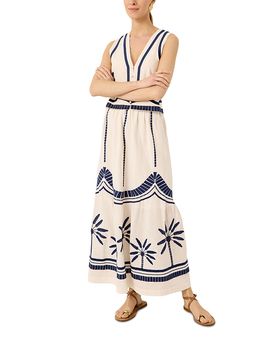Marie Oliver Marie Oliver Dania Cotton Linen Maxi Skirt